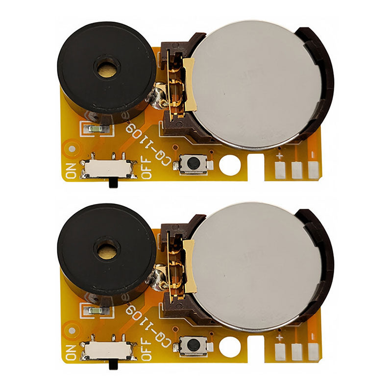 2X Cricket Noise Maker for Pranks, April Fool's Day Annoying Sound Gadget, Blue Buzz PCB Sound Device.