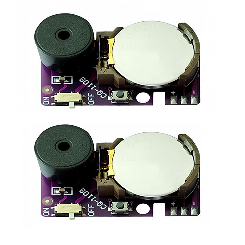 2X Cricket Noise Maker for Pranks, April Fool's Day Annoying Sound Gadget, Blue Buzz PCB Sound Device.