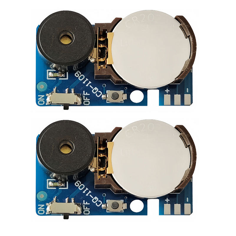 2X Cricket Noise Maker for Pranks, April Fool's Day Annoying Sound Gadget, Blue Buzz PCB Sound Device.