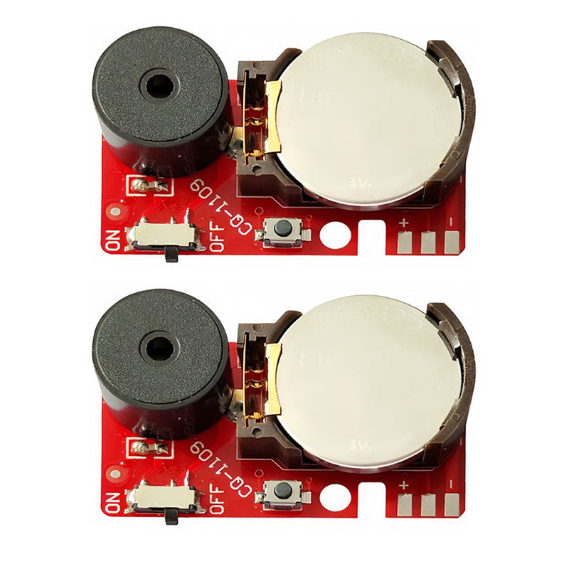 2X Cricket Noise Maker for Pranks, April Fool's Day Annoying Sound Gadget, Blue Buzz PCB Sound Device.